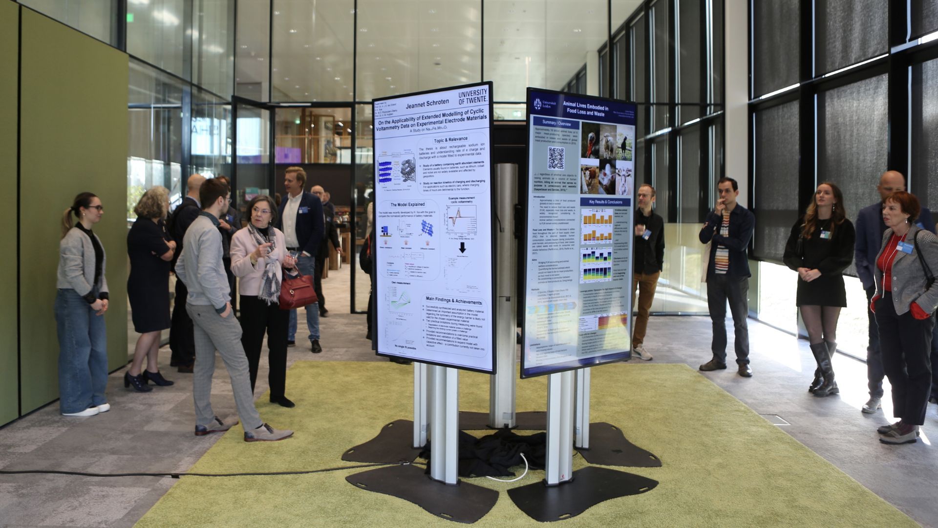 Students presenting and sharing new insights